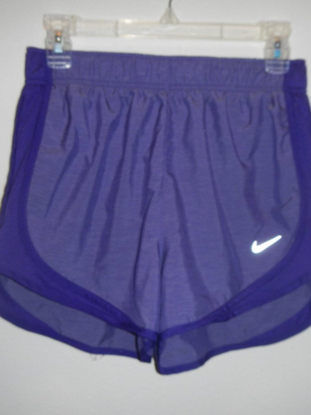 Nike Tempo Dri Fit Lined Running shorts purple swim trunk sports gym size small